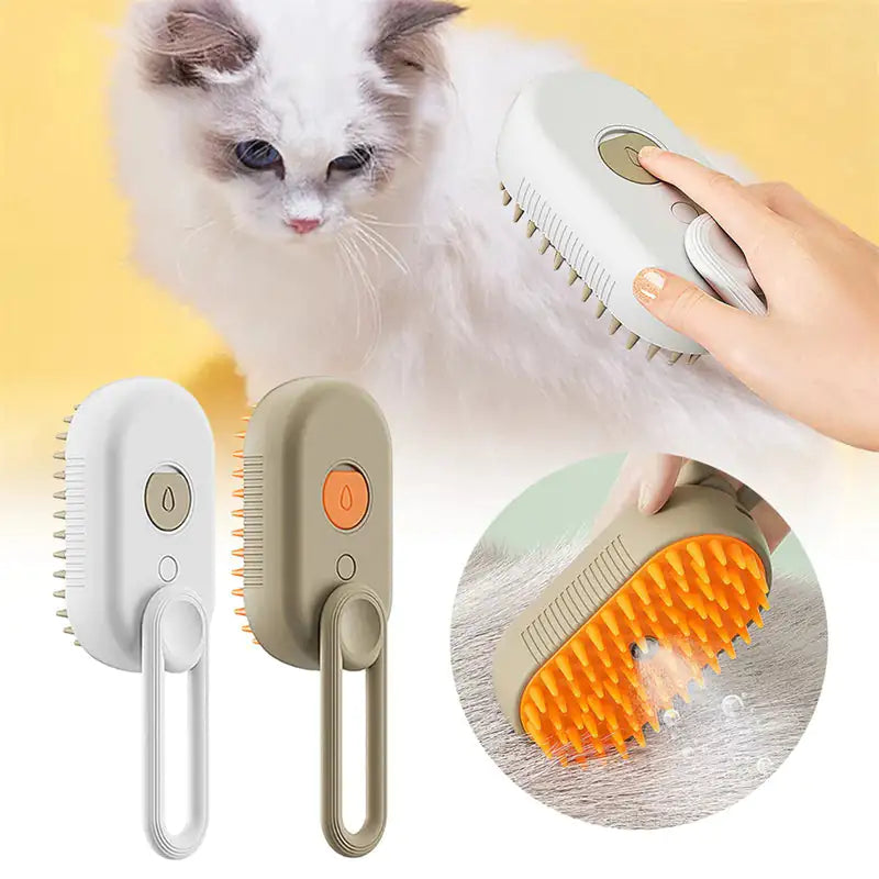 Cat steam brush