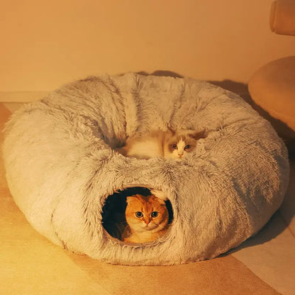 Pawtenda 2-in-1 Cat Tunnel Bed – A Cozy Playtime Paradise for Your Cat