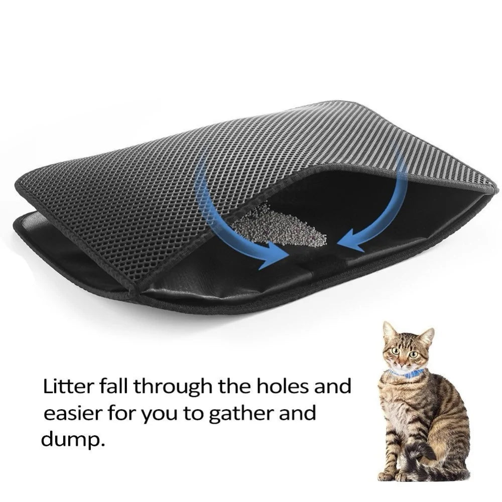 ComfortSoft Cat Litter Mat Mess Free  Hassle-Free Clean-Up