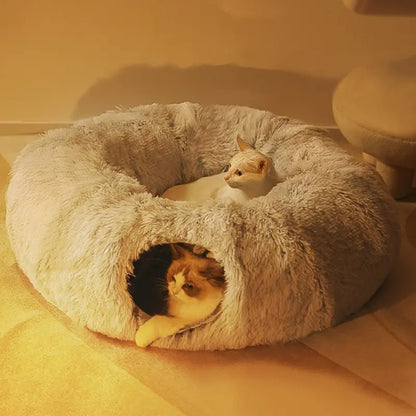 Pawtenda 2-in-1 Cat Tunnel Bed – A Cozy Playtime Paradise for Your Cat