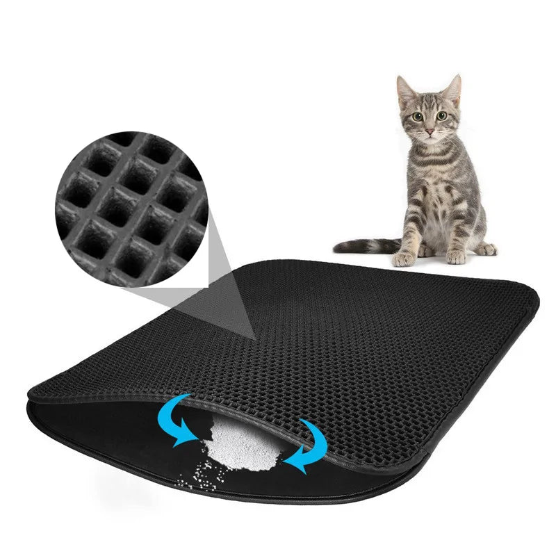 ComfortSoft Cat Litter Mat Mess Free  Hassle-Free Clean-Up