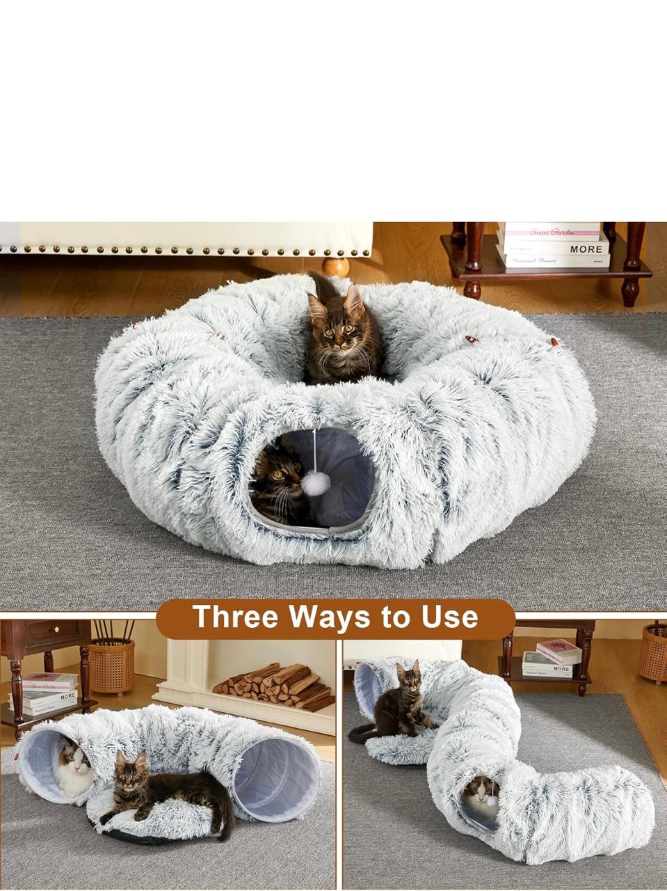 Pawtenda 2-in-1 Cat Tunnel Bed – A Cozy Playtime Paradise for Your Cat