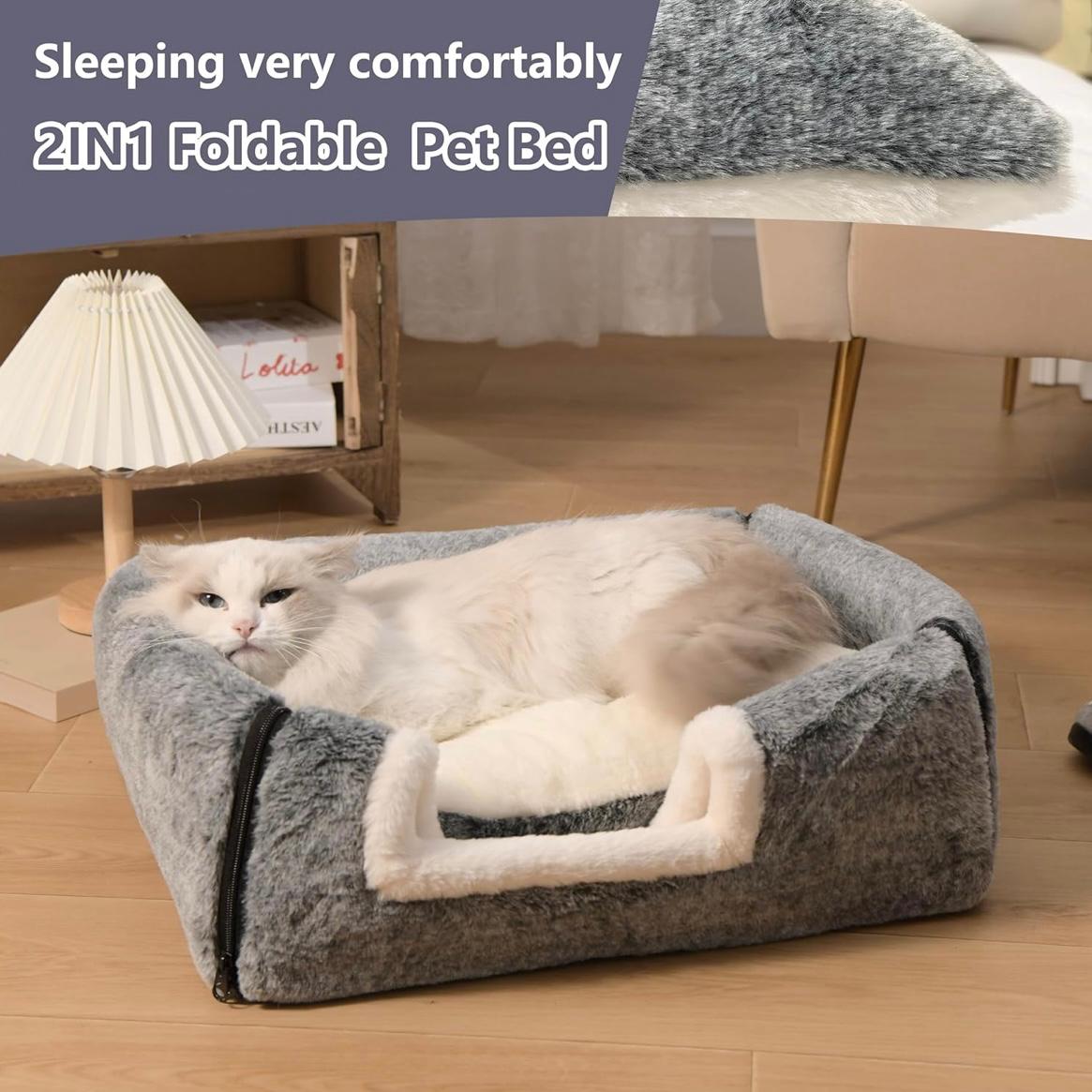 Cat Bed Cave – Soft, Comfortable & Enclosed Hideaway